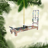 AOVL Pilates Equipment Ornament 2024 Pilates Equipment Hanging Ornaments Pilates Core Set Ornament Pilates Studio Ornaments for Christmas Tree Pilates Machine Ornament Gift for Pilates Lovers (PE16)